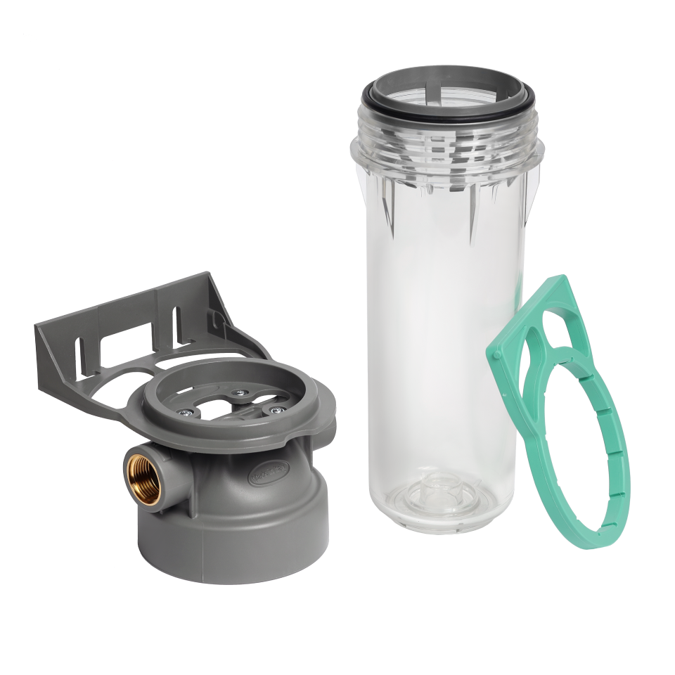 2P housing ECO 9" ¾ transparent PET bowl ½ – ½"