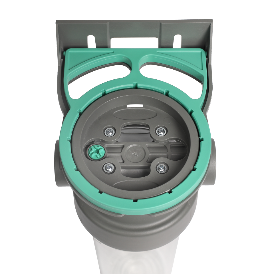 2P housing ECO 9" ¾ transparent PET bowl ½ – ½"