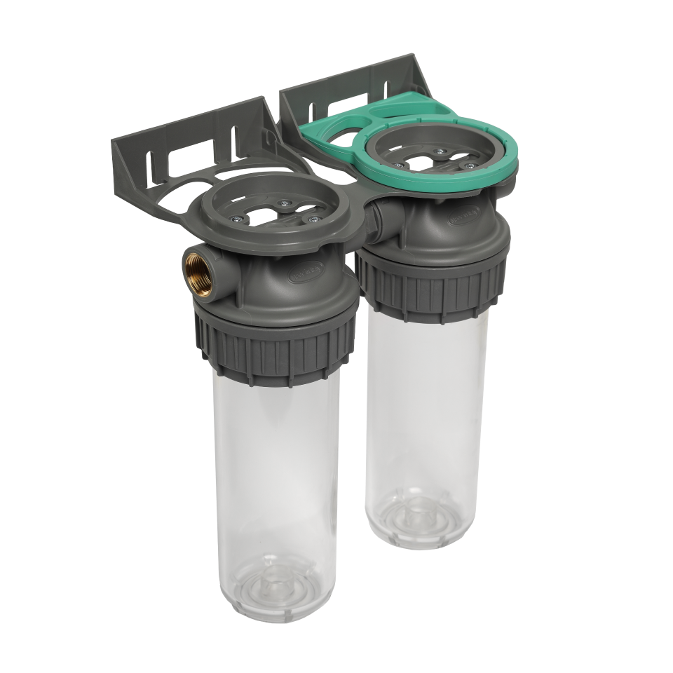 3P housing ECO DUPLEX 9” ¾ transparent PET bowl ½ – ½"