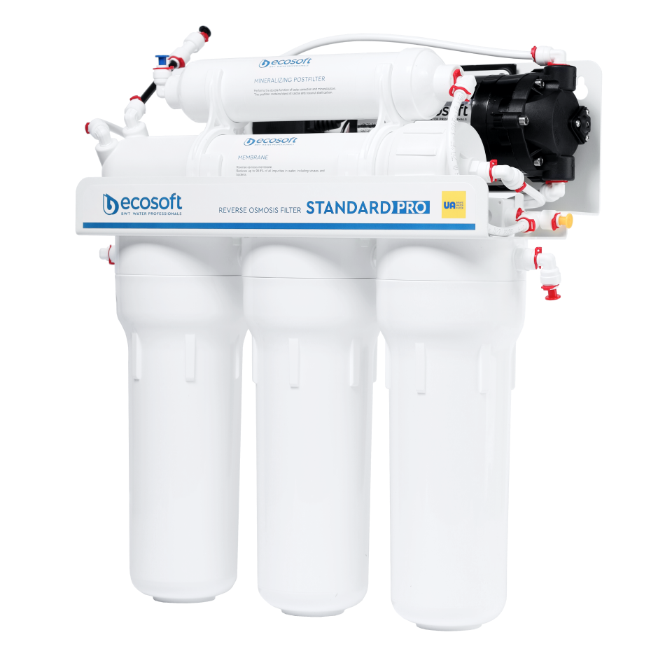 STANDARD PRO reverse osmosis filter with mineralization and pump