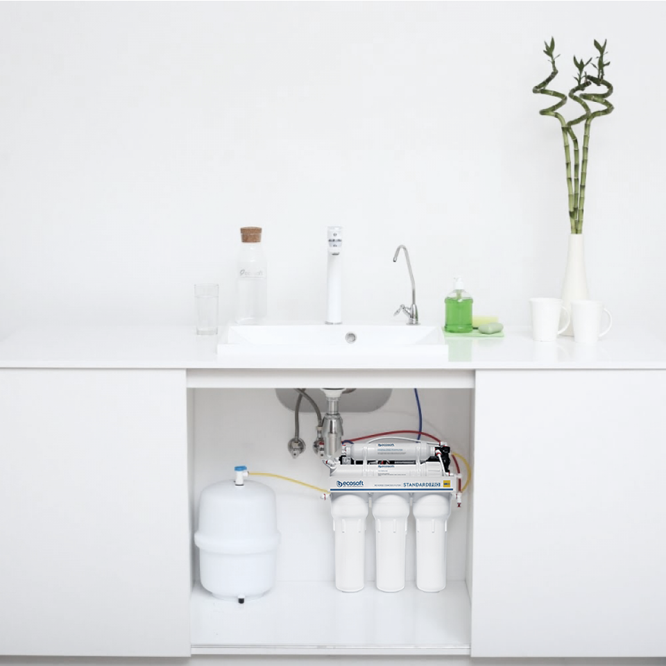 STANDARD PRO reverse osmosis filter with mineralization and pump