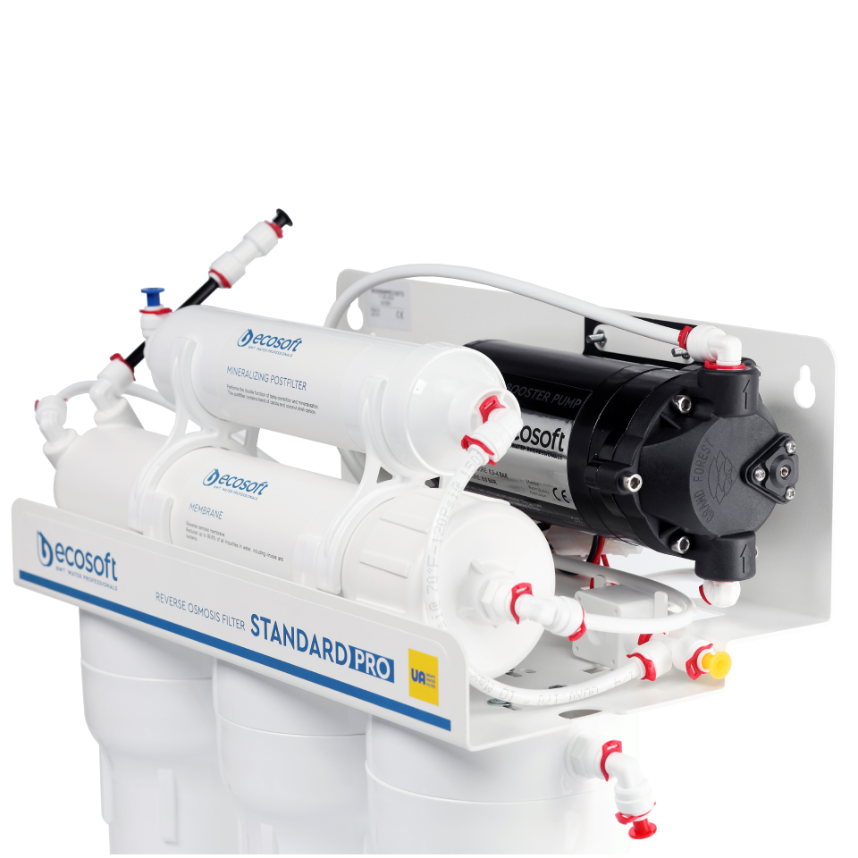 STANDARD PRO reverse osmosis filter with mineralization and pump