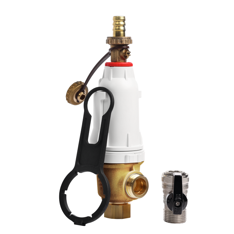 DIMA BRASS filter with brass insert ¾" – 800 micron