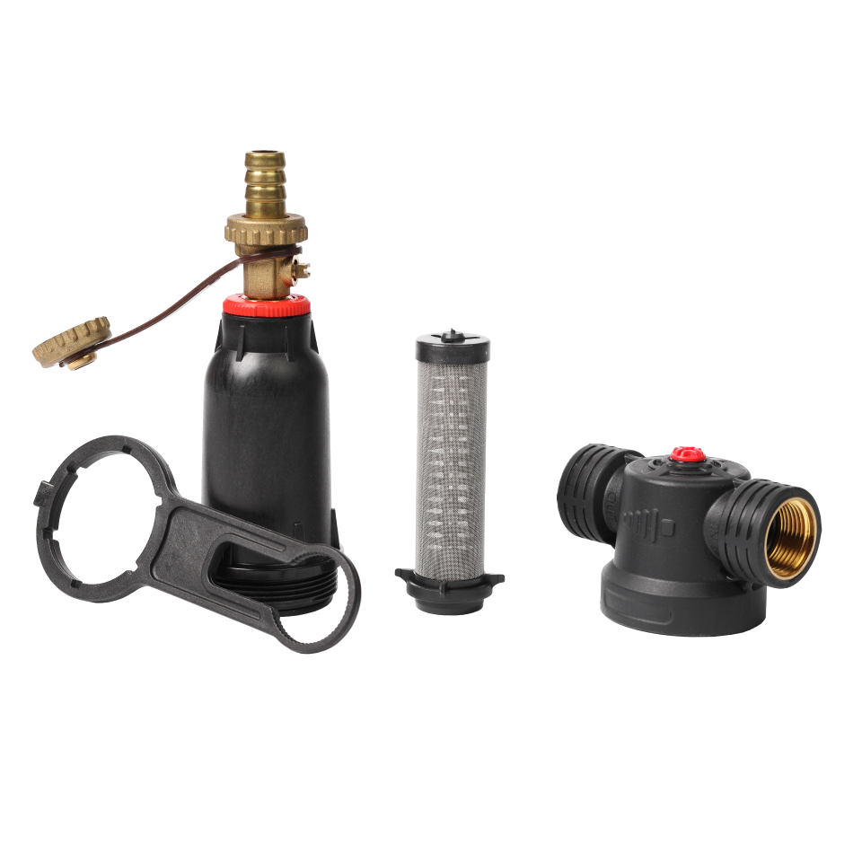 Self-Cleaning PA-R Filter with 304 Stainless Steel Mesh Cartridges, ¾" F