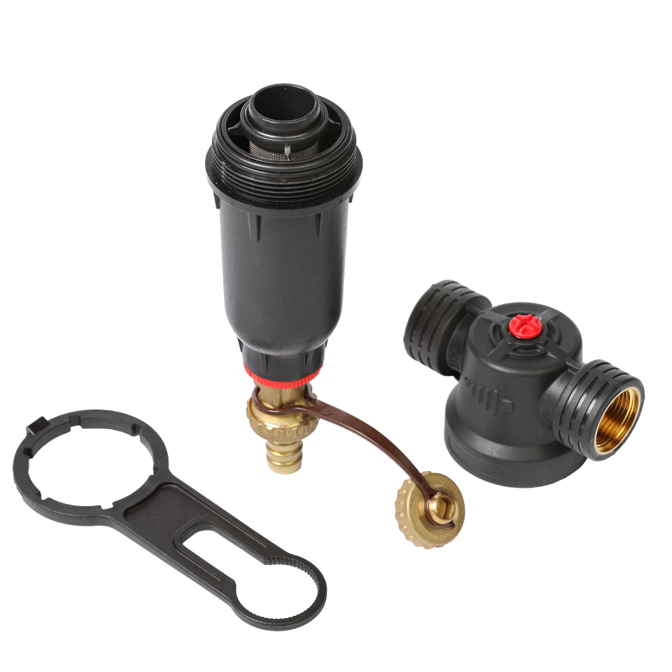 Self-Cleaning PA-R Filter with 304 Stainless Steel Mesh Cartridges, ¾" F