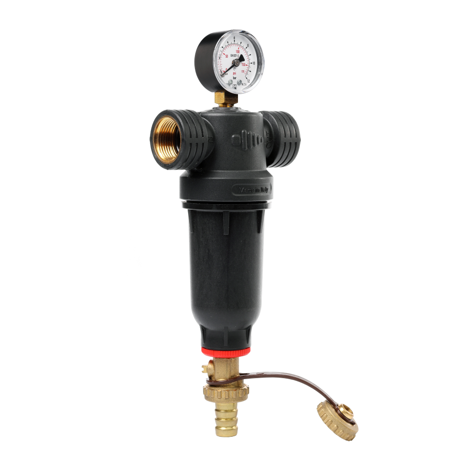 Self-Cleaning PA-R Filter with 304 Stainless Steel Mesh Cartridges, ¾" F