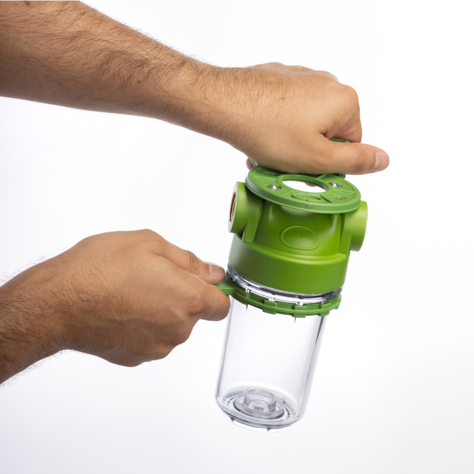 Scalex 2P 5” MINI 2V filter with cartridge, ½” F