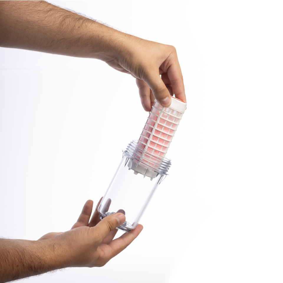 Scalex 2P 5” MINI 2V filter with cartridge, ½” F