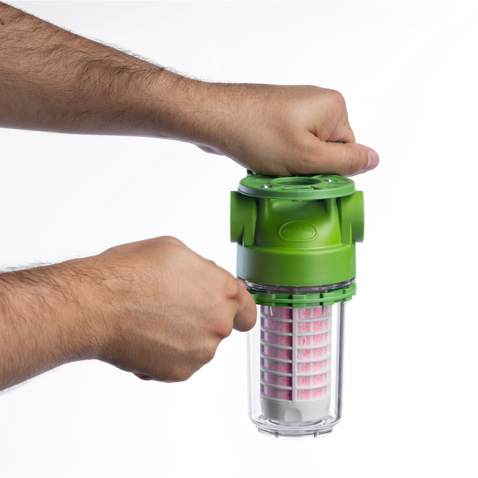 Scalex 2P 5” MINI 2V filter with cartridge, ½” F