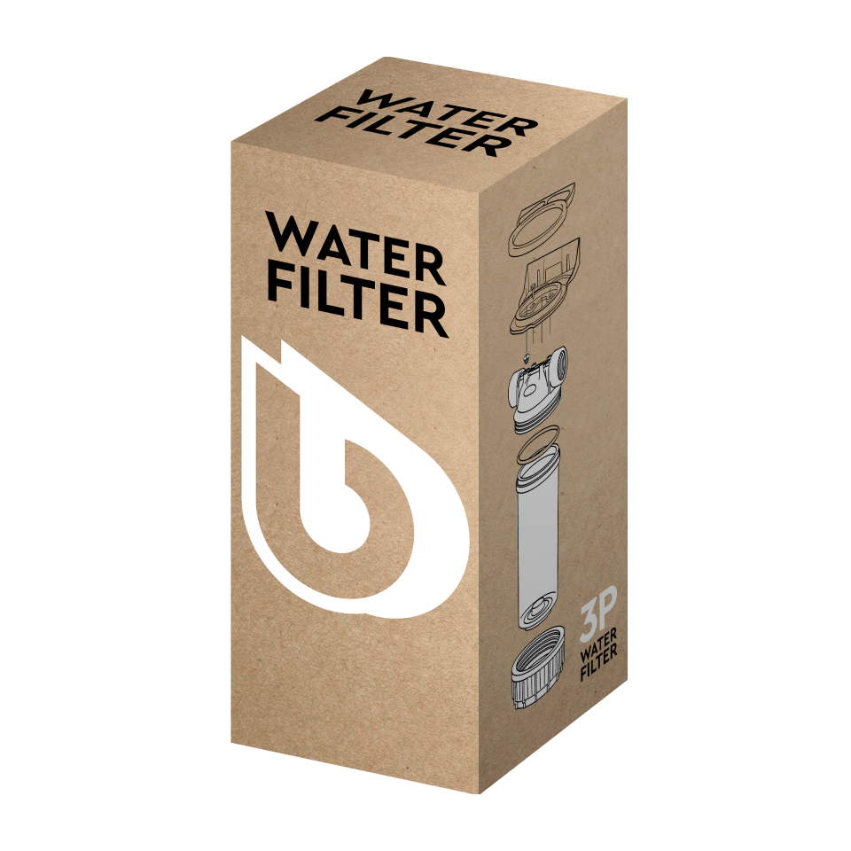 3P housing ECO 9” ¾  transparent PET bowl ¾ – ¾"