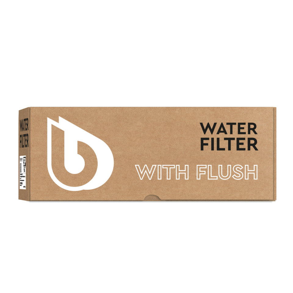 3P housing ECO 9” ¾ transparent PET bowl with venturi valve + drain 1” 