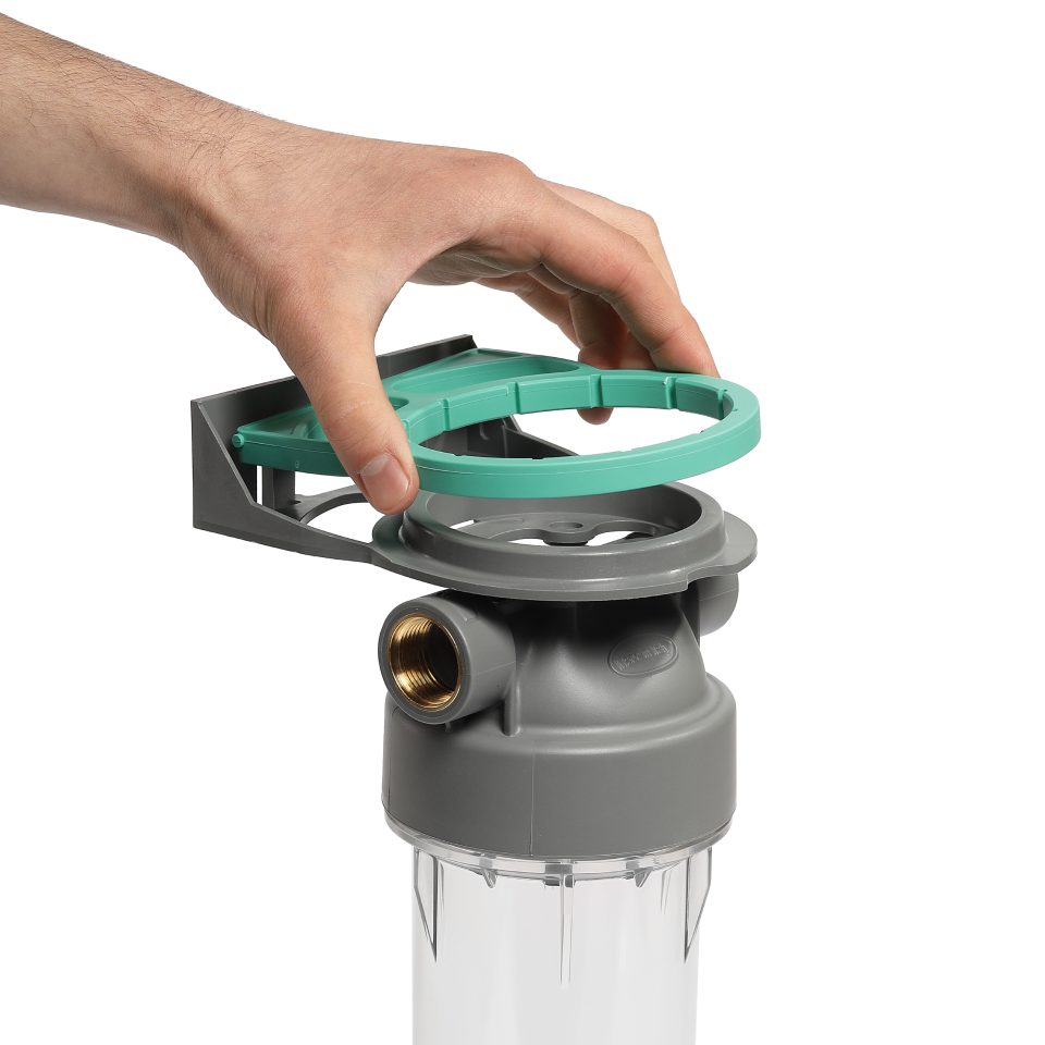 2P housing ECO 9" ¾ transparent PET bowl ¾ – ¾"