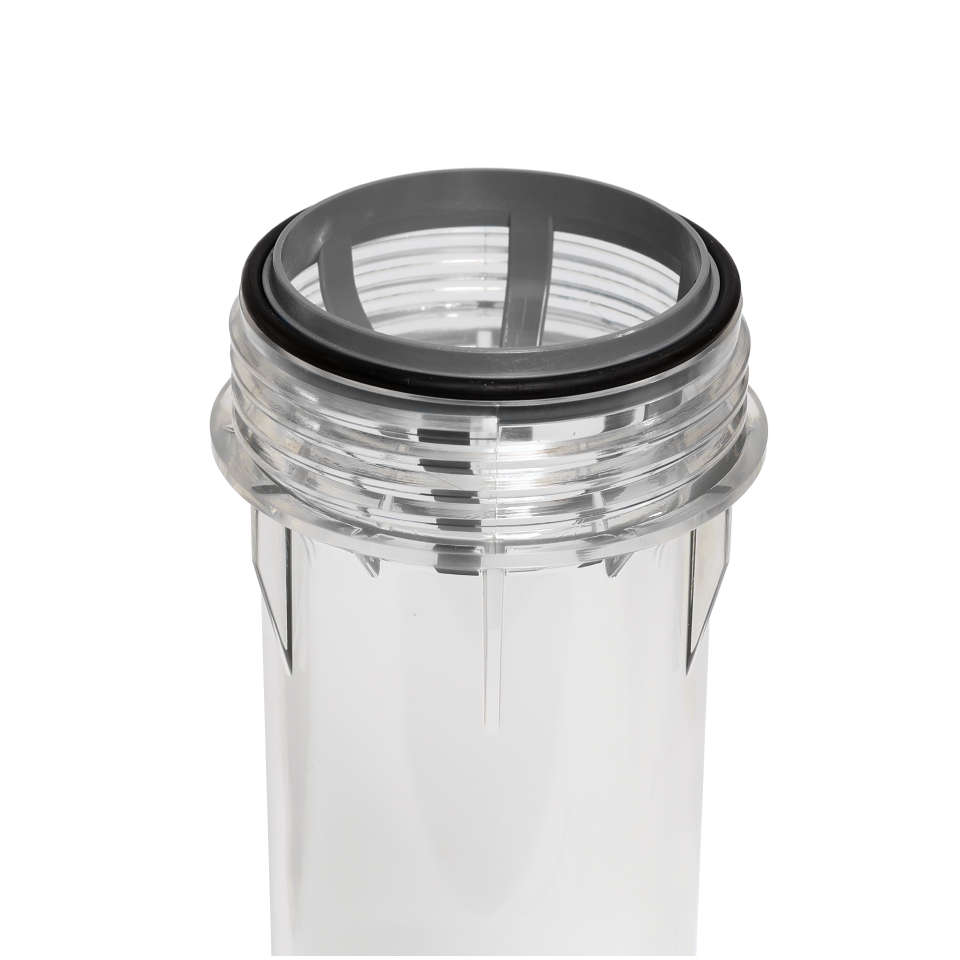 2P housing ECO 9" ¾ transparent PET bowl 1 – 1"